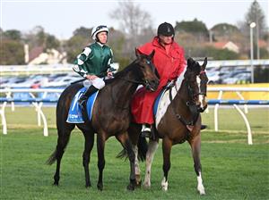 MELBOURNE, AUSTRALIA - AUGUST 30: Damian Lane riding Treasurethe Moment after winning Race 9, the Stow Storage Memsie Stakes during Melbourne Racing at Caulfield Racecourse on August 30, 2025 in Melbourne, Australia. (Photo by Vince Caligiuri/Getty Images)