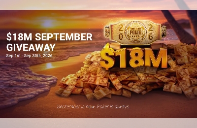 GGPoker සැප්තැම්බර් දීමනාව 2026: WSOP සහ මුදල් ක්‍රීඩා හරහා ඩොලර් මිලියන 18ක්