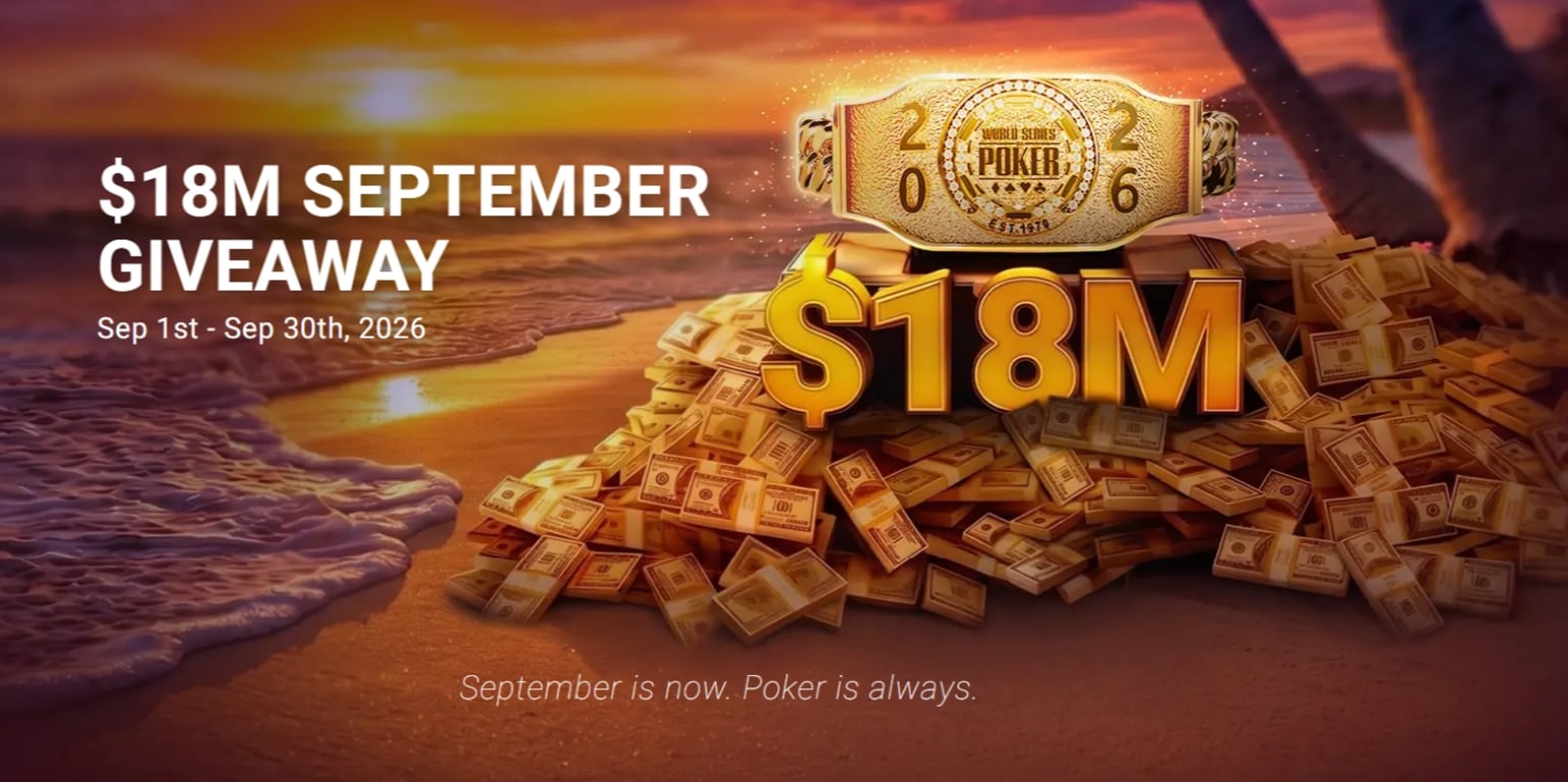 GGPoker $18M September Giveaway