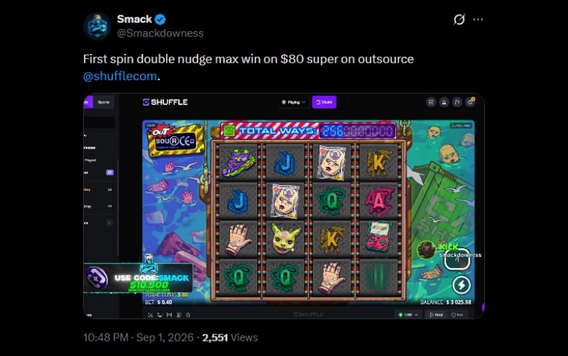 Twitter Shuffle Smack Max Win Twitter Shuffle Smack Max Win