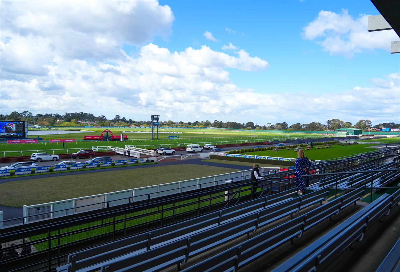MELBOURNE, AUSTRALIA - SEPTEMBER 05: General view during Melbourne Racing at Sandown Racecourse on September 05, 2026 in Melbourne, Australia. (Photo by Vince Caligiuri/Getty Images)