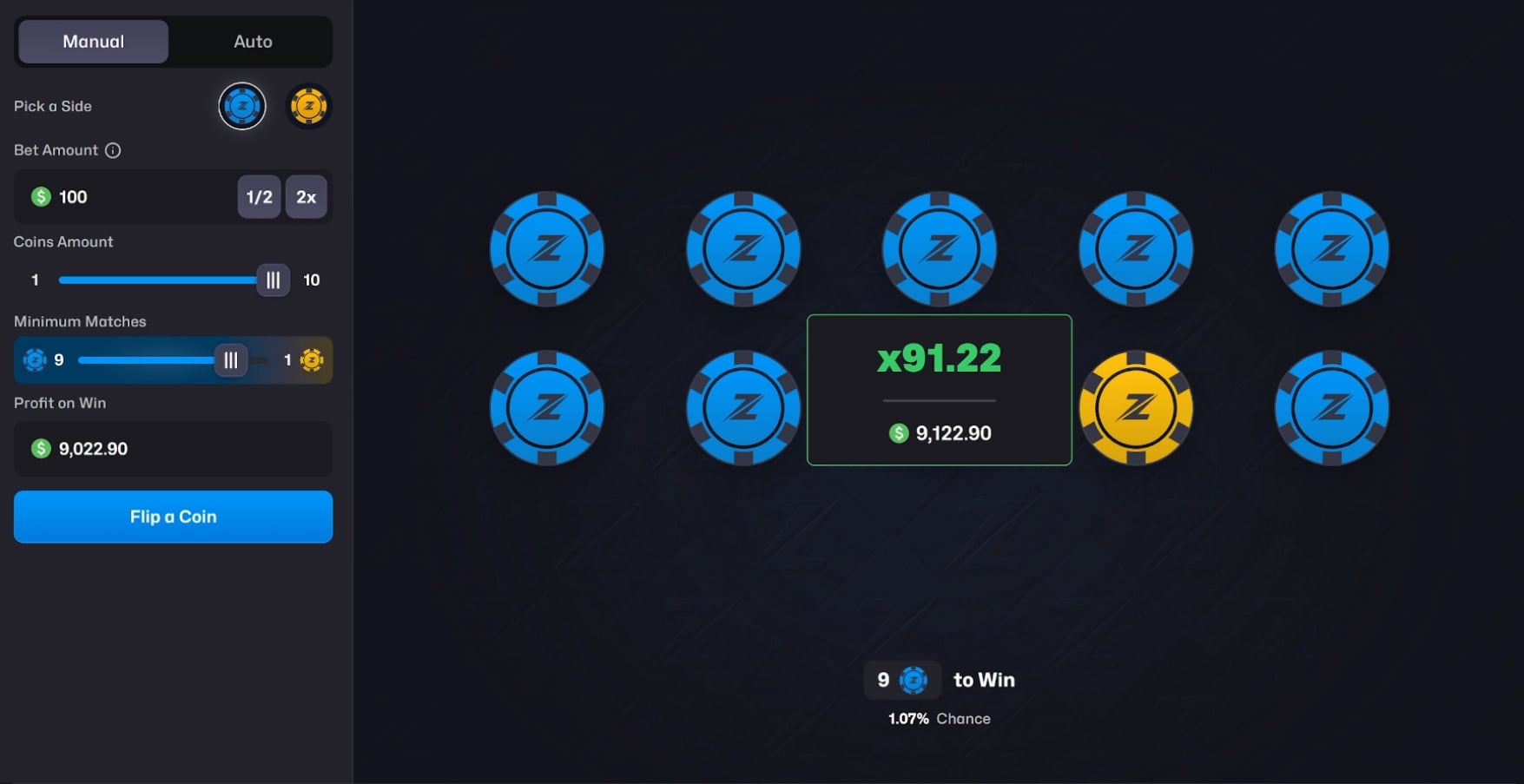 Gameplay of Razed Originals Coinflip Gameplay of Razed Originals Coinflip