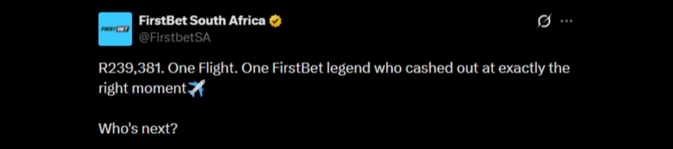 Twitter 239K FirstBet Aviator Win