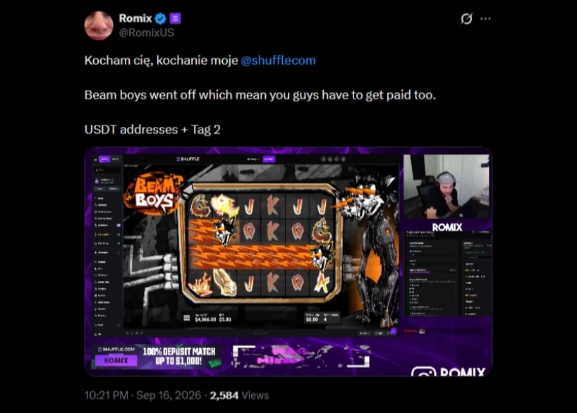 Twitter Romix Shuffle Beam Boys Win