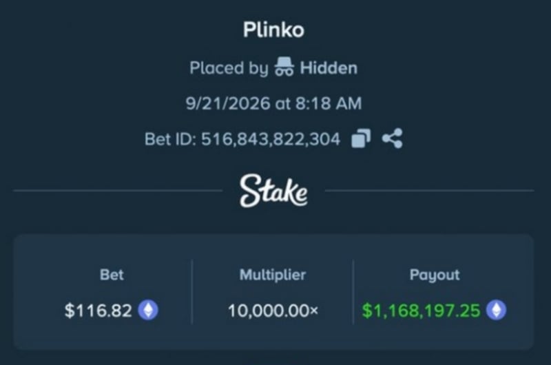1M Stake Plinko Win2 1M Stake Plinko Win2