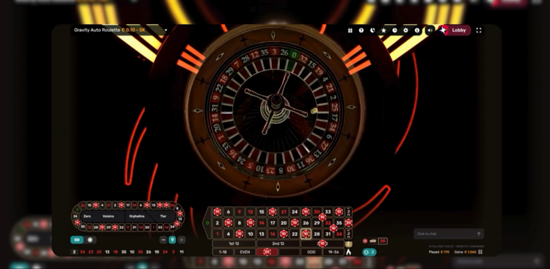 Iconic21 Roulette