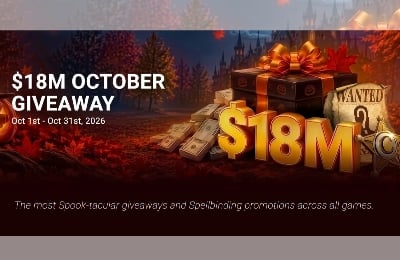 GGPoker onthult een oktober-weggeefactie van $18 miljoen met Cash Drop en Halloween-beloningen.