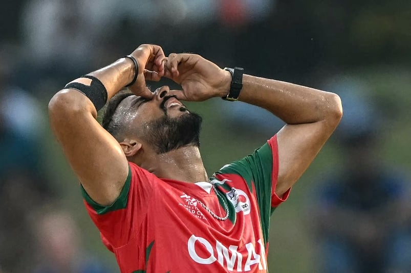 Oman's Sufyan Mehmood (Getty Images)