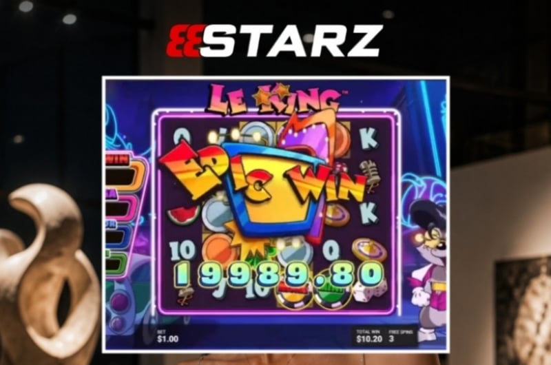 Max Win in Le King at 888Starz