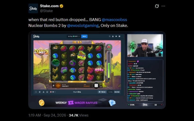 Twitter Scoobs 69K Stake Win