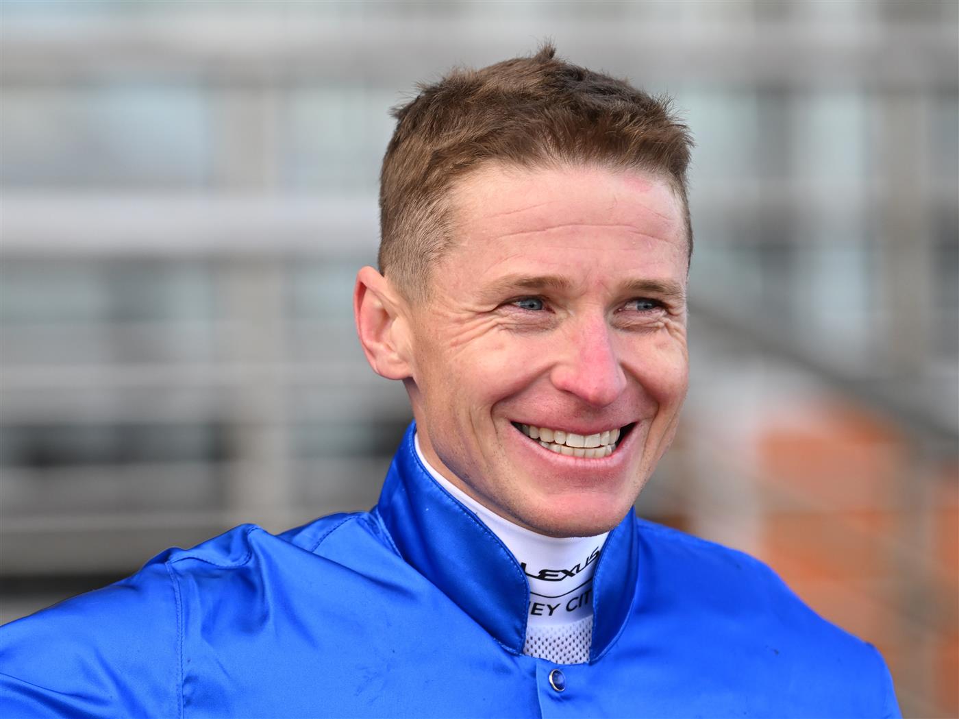 MELBOURNE, AUSTRALIA - SEPTEMBER 27: James McDonald after riding Diameter to win race 6, the Msc Signs Stutt Stakes during Melbourne Racing at Caulfield Racecourse on September 27, 2026 in Melbourne, Australia. (Photo by Vince Caligiuri/Getty Images)