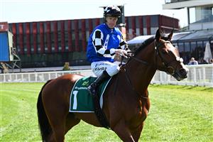 MELBOURNE, AUSTRALIA - SEPTEMBER 27: Mark Zahra riding Royal Supremacy after winning race 3, the Drummond Golf Jra Cup during Melbourne Racing at Caulfield Racecourse on September 27, 2026 in Melbourne, Australia. (Photo by Vince Caligiuri/Getty Images)