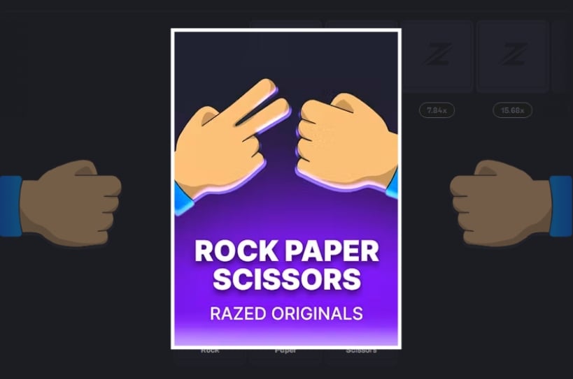 Razed Originals Rock Paper Scissors