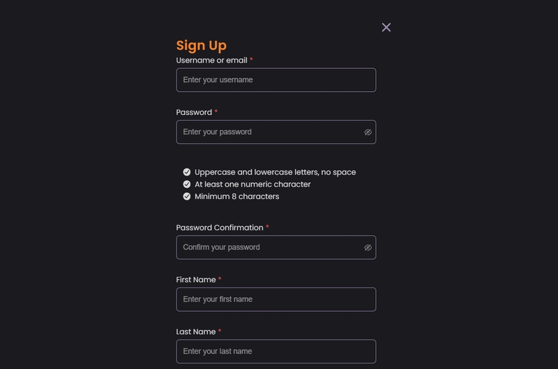 Apex Bets Sign up