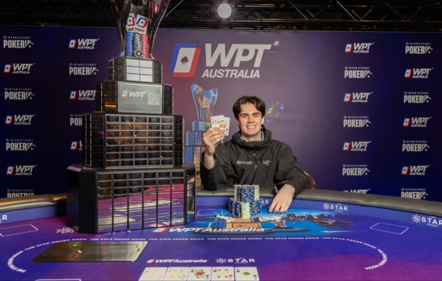 WPT Australia Winner Alex Thompson WPT Australia Winner Alex Thompson