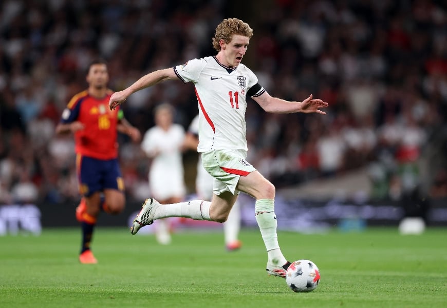 Anthony Gordon of England (Getty Images)