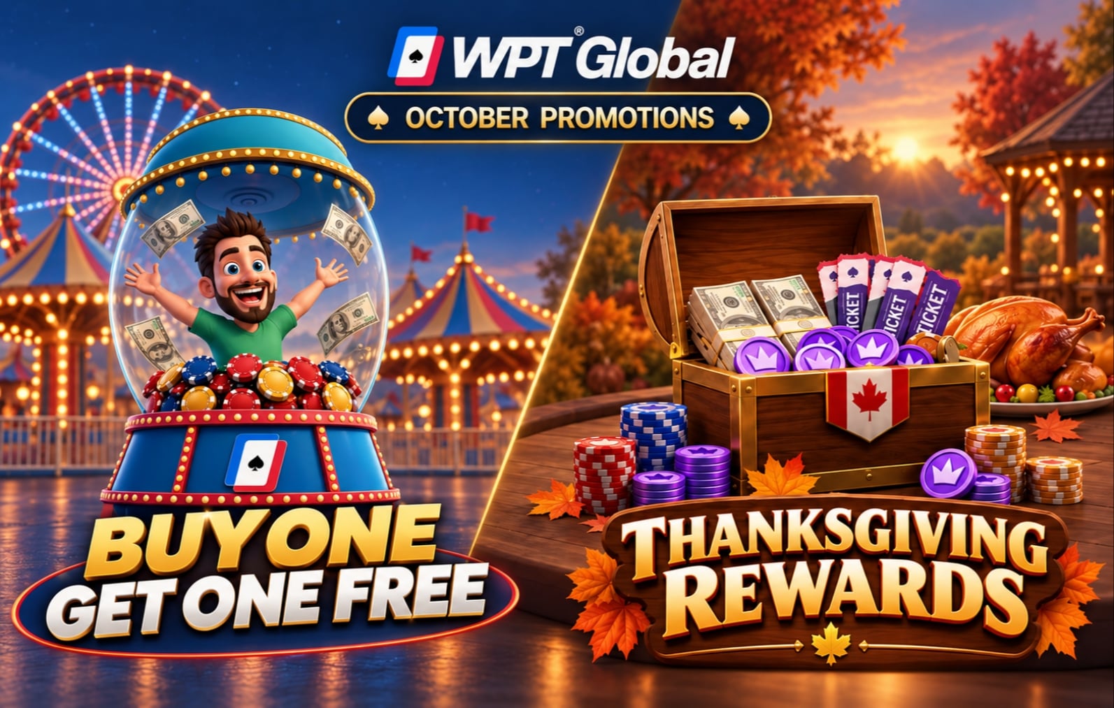 WPT Global October Promotions