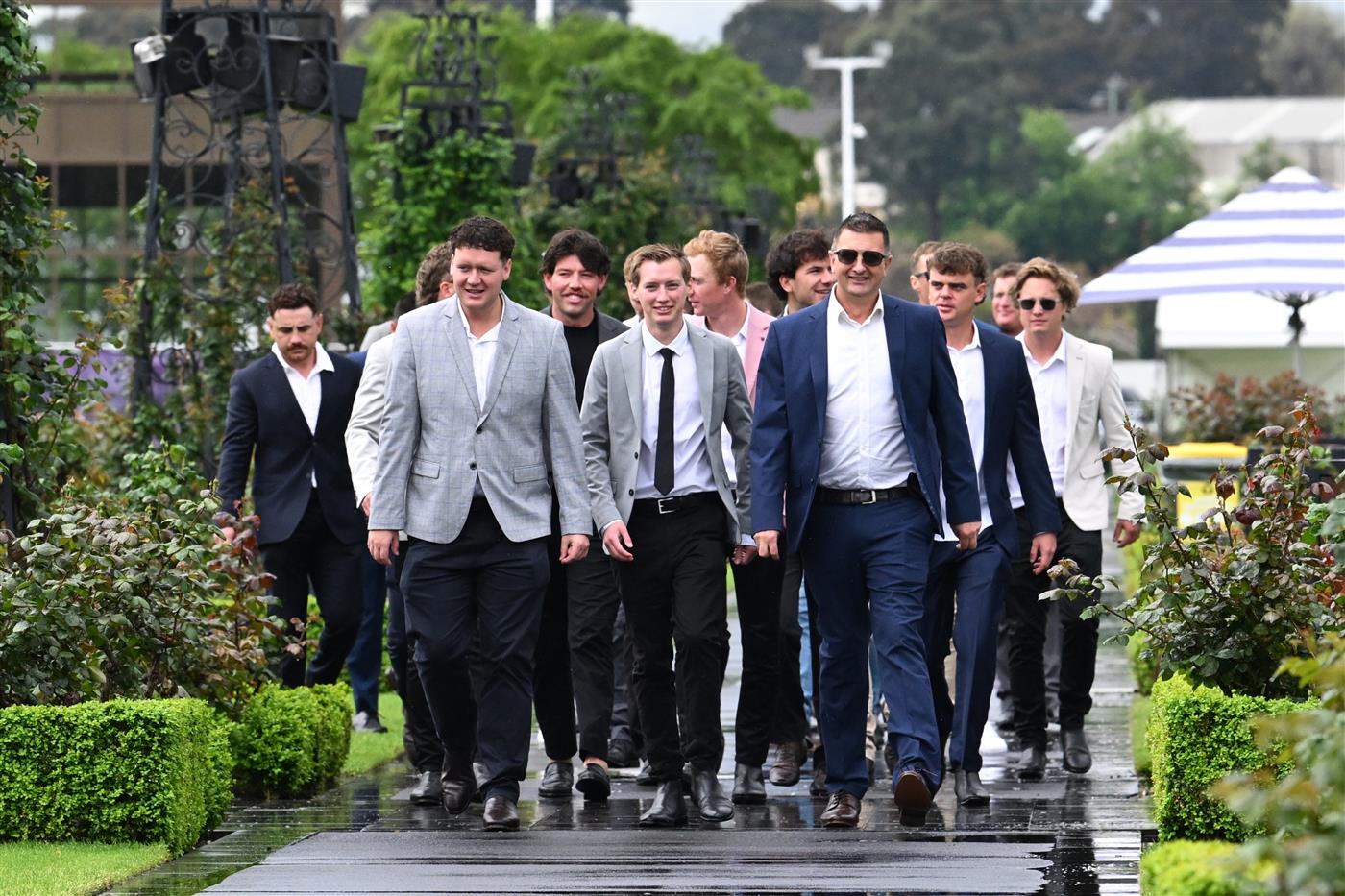 MELBOURNE, AUSTRALIA - OCTOBER 03: General view of crowds during Turnbull Stakes Day at Flemington Racecourse on October 03, 2026 in Melbourne, Australia. (Photo by Vince Caligiuri/Getty Images)