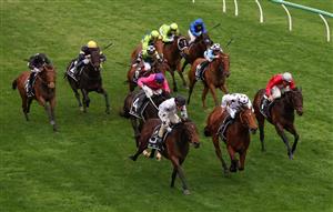 MELBOURNE, AUSTRALIA - OCTOBER 03: Mark Zahara riding #3 The Next Episode to win race 6, the Asahi Super Dry Danehill Stakes during Turnbull Stakes Day at Flemington Racecourse on October 03, 2026 in Melbourne, Australia. (Photo by Robert Cianflone/Getty Images)