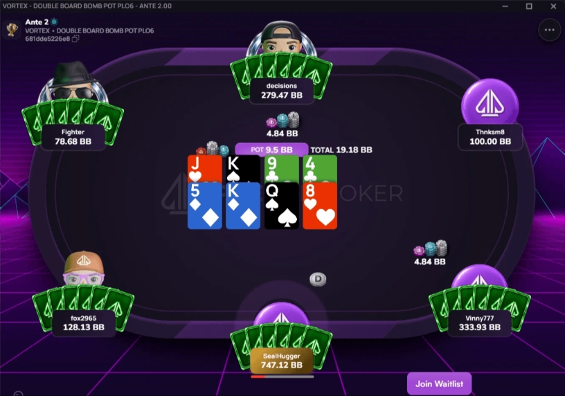 Phenom double board bomb pot plo6 Phenom double board bomb pot plo6