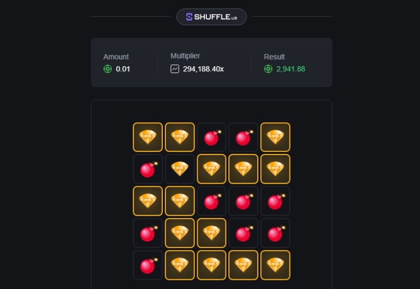 Notfigs Shuffle Mines Win Screenshot Notfigs Shuffle Mines Win Screenshot