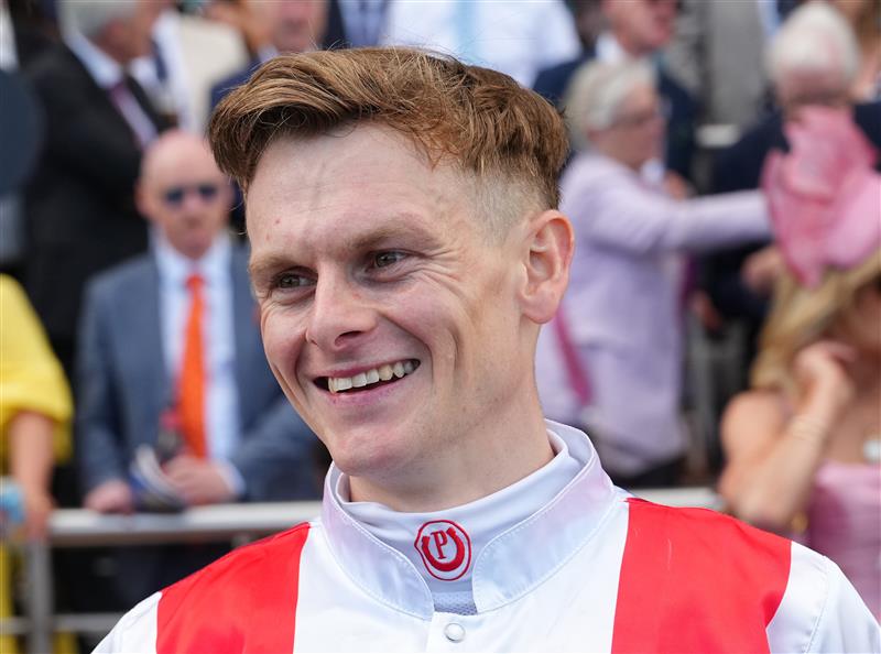MELBOURNE, AUSTRALIA - OCTOBER 10: Ethan Brown riding  Land Legend after winning race 7, the Sportsbet Might And Power during Melbourne Racing at Caulfield Racecourse on October 10, 2026 in Melbourne, Australia. (Photo by Vince Caligiuri/Getty Images)