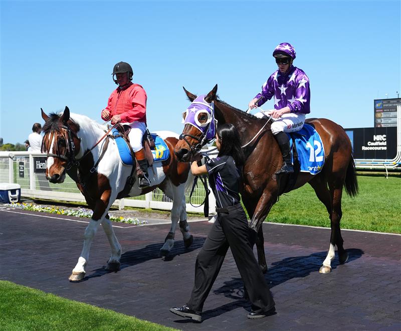 MELBOURNE, AUSTRALIA - OCTOBER 10: James McDonald after riding Pinhole to win race 4, the Sportsbet Herbert Power Stakes during Melbourne Racing at Caulfield Racecourse on October 10, 2026 in Melbourne, Australia. (Photo by Vince Caligiuri/Getty Images)