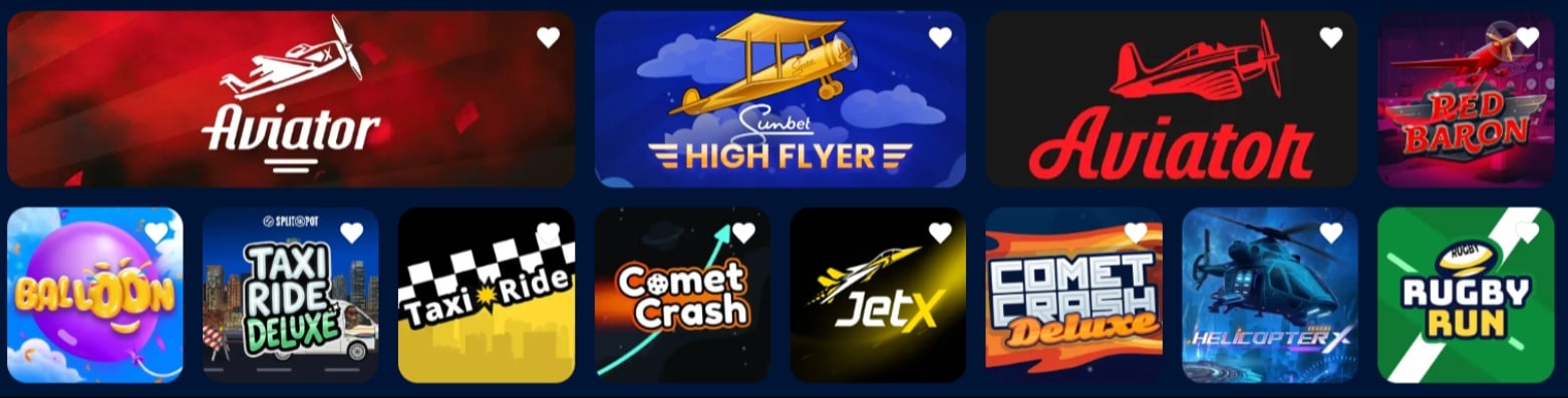 Sunbet Crash Games Sunbet Crash Games