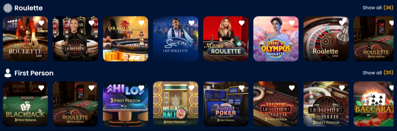Sunbet Live Casino Sunbet Live Casino