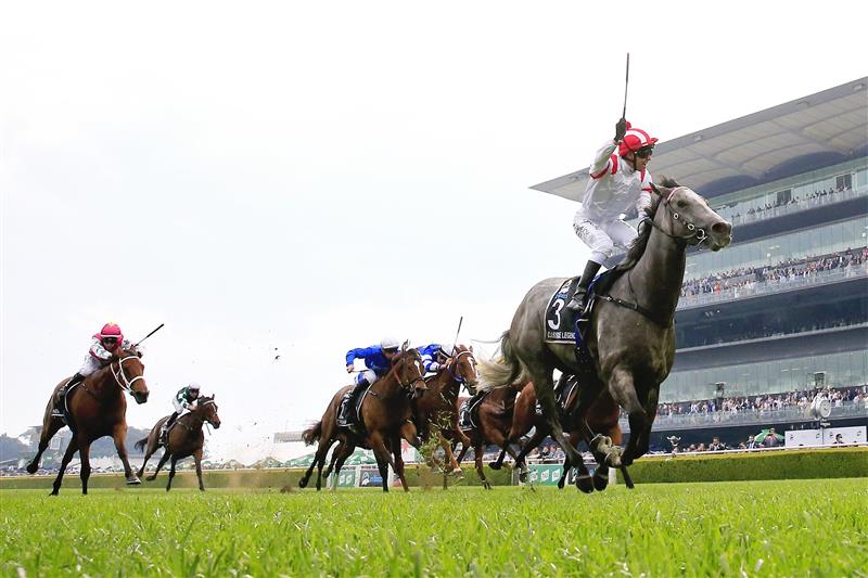SYDNEY, AUSTRALIA - OCTOBER 17: Kerrin McEvoy on Classique Legend wins race 7 the TAB Everest during Sydney Racing at Royal Randwick Racecourse on October 17, 2020 in Sydney, Australia. (Photo by Mark Evans/Getty Images)