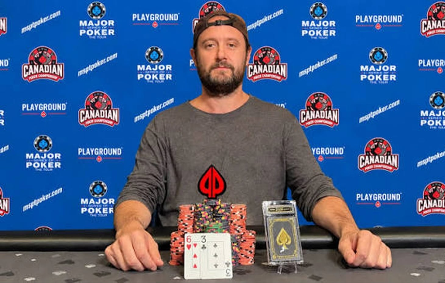 Tomas Larivee Magni Wins  C$300 Mega Stack