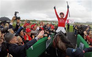 SYDNEY, AUSTRALIA - OCTOBER 13:  Kerrin McEvoy on Redzel returns to scale after winning race 7 The TAB Everest during Sydney Racing at Royal Randwick Racecourse on October 13, 2018 in Sydney, Australia.  (Photo by Mark Evans/Getty Images)