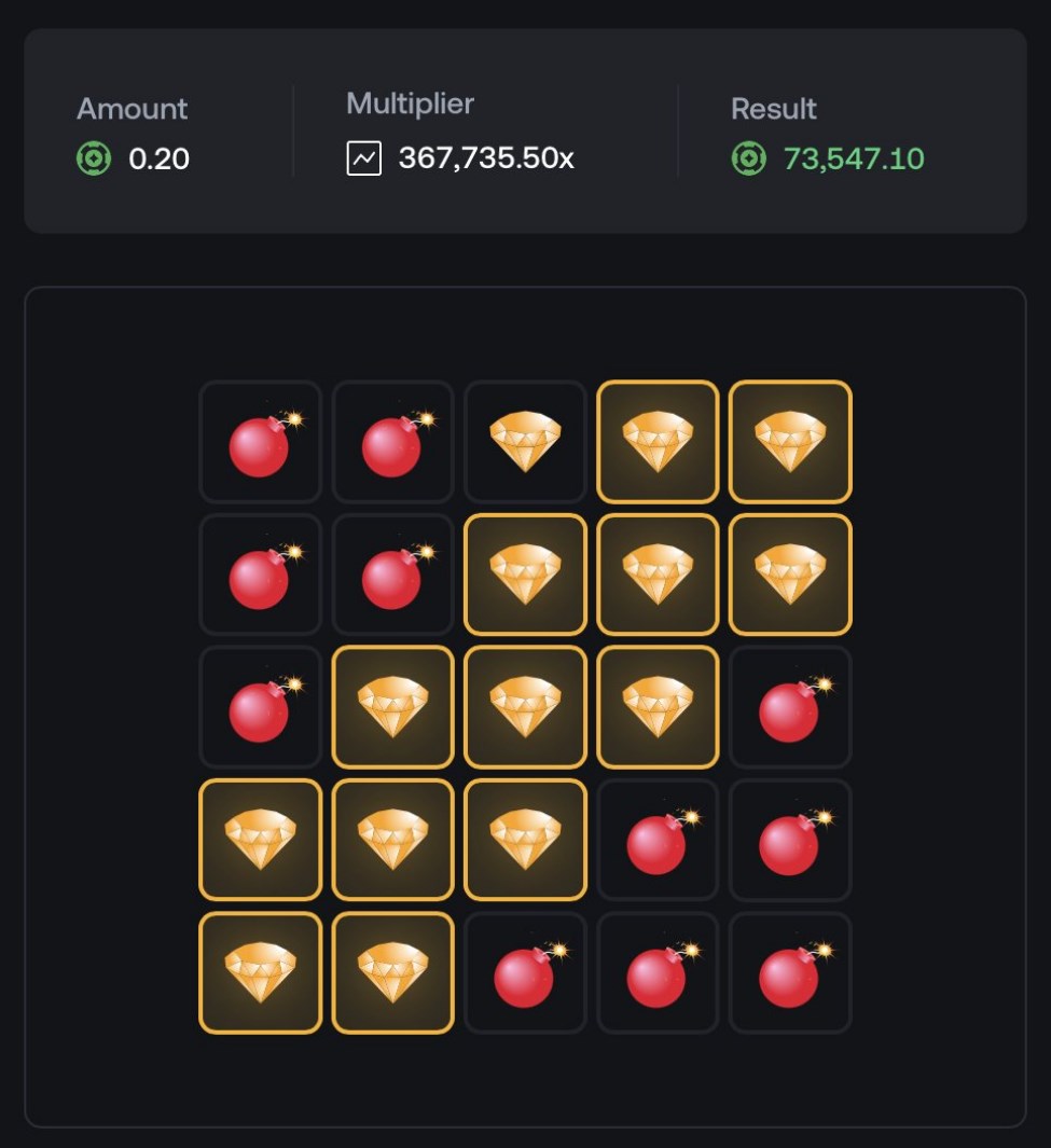 73K ShuffleUS Mines Win Screenshot 73K ShuffleUS Mines Win Screenshot