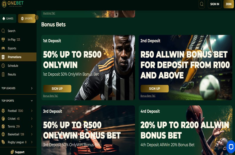 Onebet Promotions Onebet Promotions