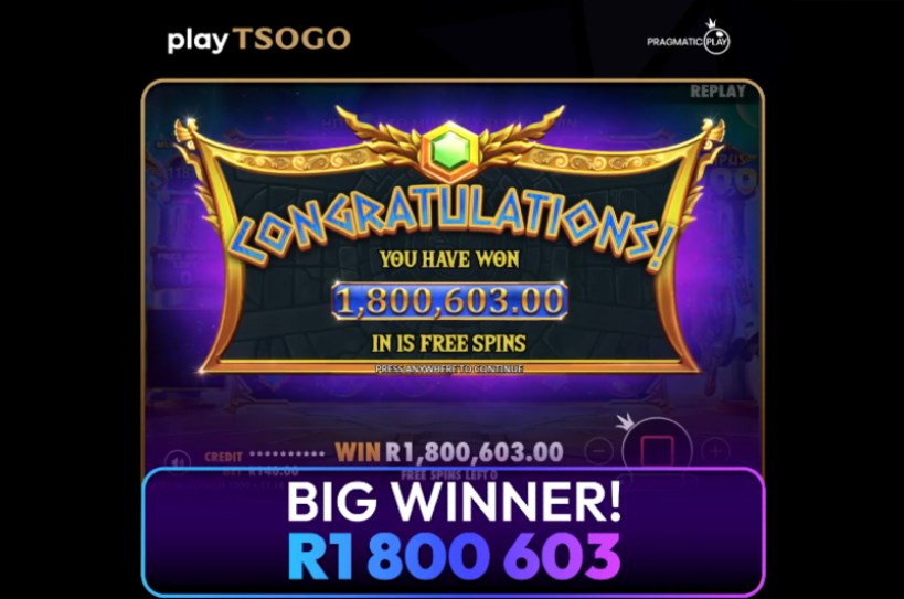 1800K PlayTSOGO Slot Win