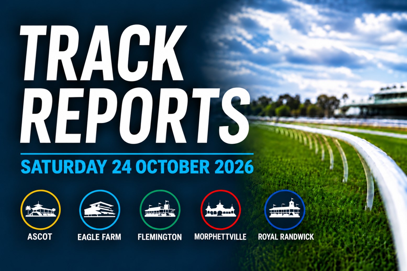 Saturday Track Reports October 24 - Five Metro Meetings