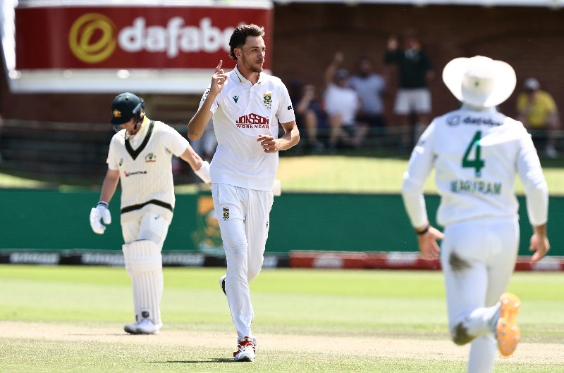 South Africa vs Australia Test Jansen