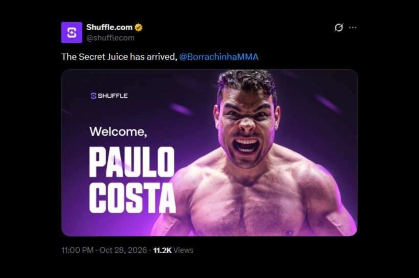Twitter Paulo Costa Joins Shuffle Twitter Paulo Costa Joins Shuffle