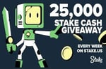 Stake.us 25,000 SC Weekly Giveaway