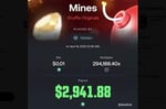 Mines big multiplier win Shuffle