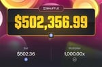500K Shuffle Plinko Win