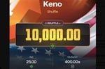 10,000 SC Keno Win at Shuffle.us