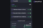 109K Multi Win at Shuffle