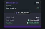235K Shuffle MMA Bet Win