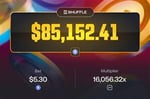 85K Shuffle Coinflip Win