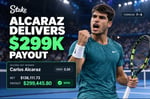Alcaraz bet wins $299K