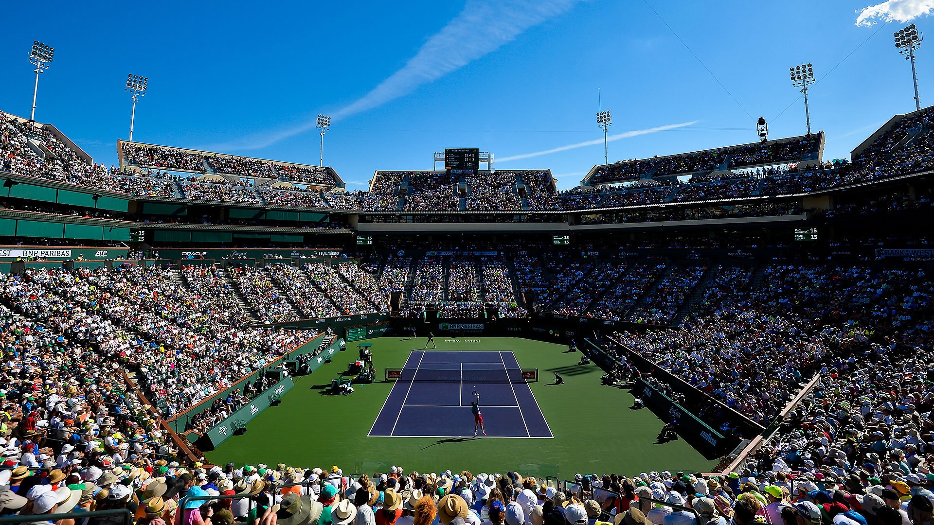Indian Wells is a major tennis tournament which is played out in March