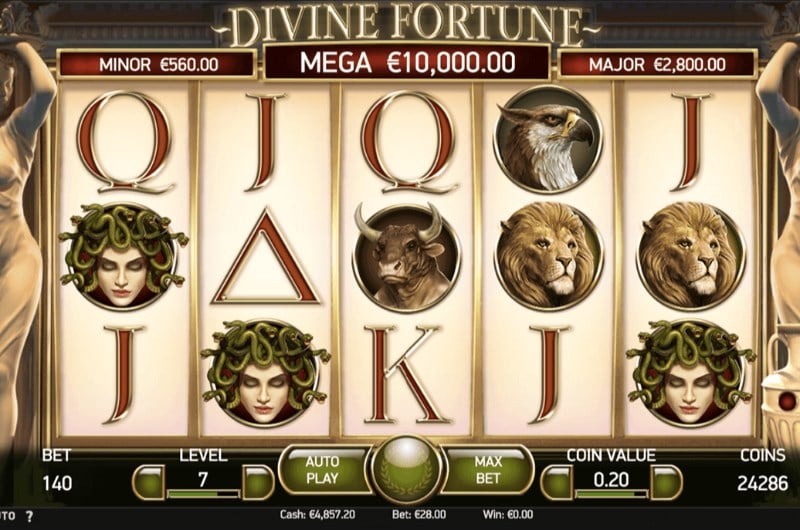 divine fortune nj online slots