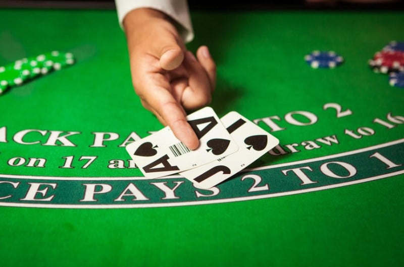 NJ Live Dealer Blackjack Hand
