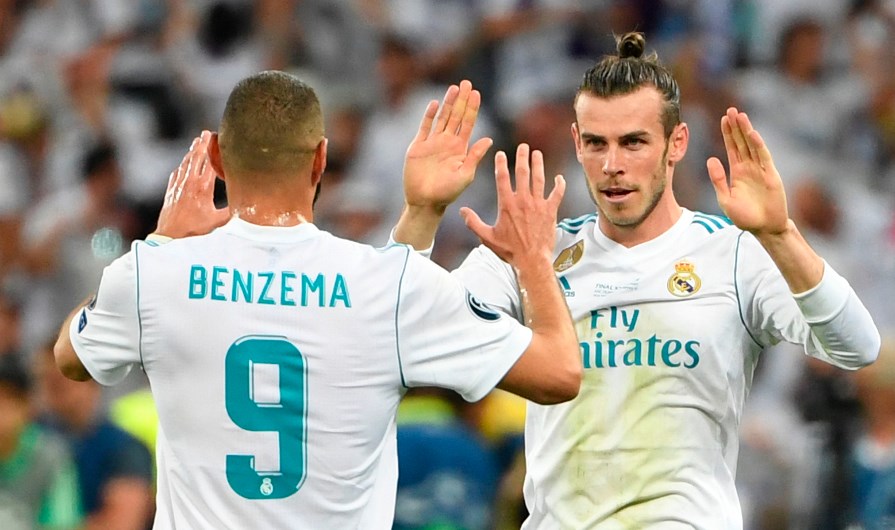 Bale at Benzema